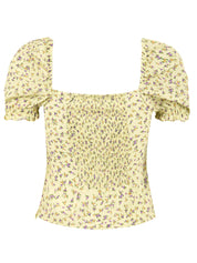 Top Letizia MAR DE MARGARITAS Donna - Giallo