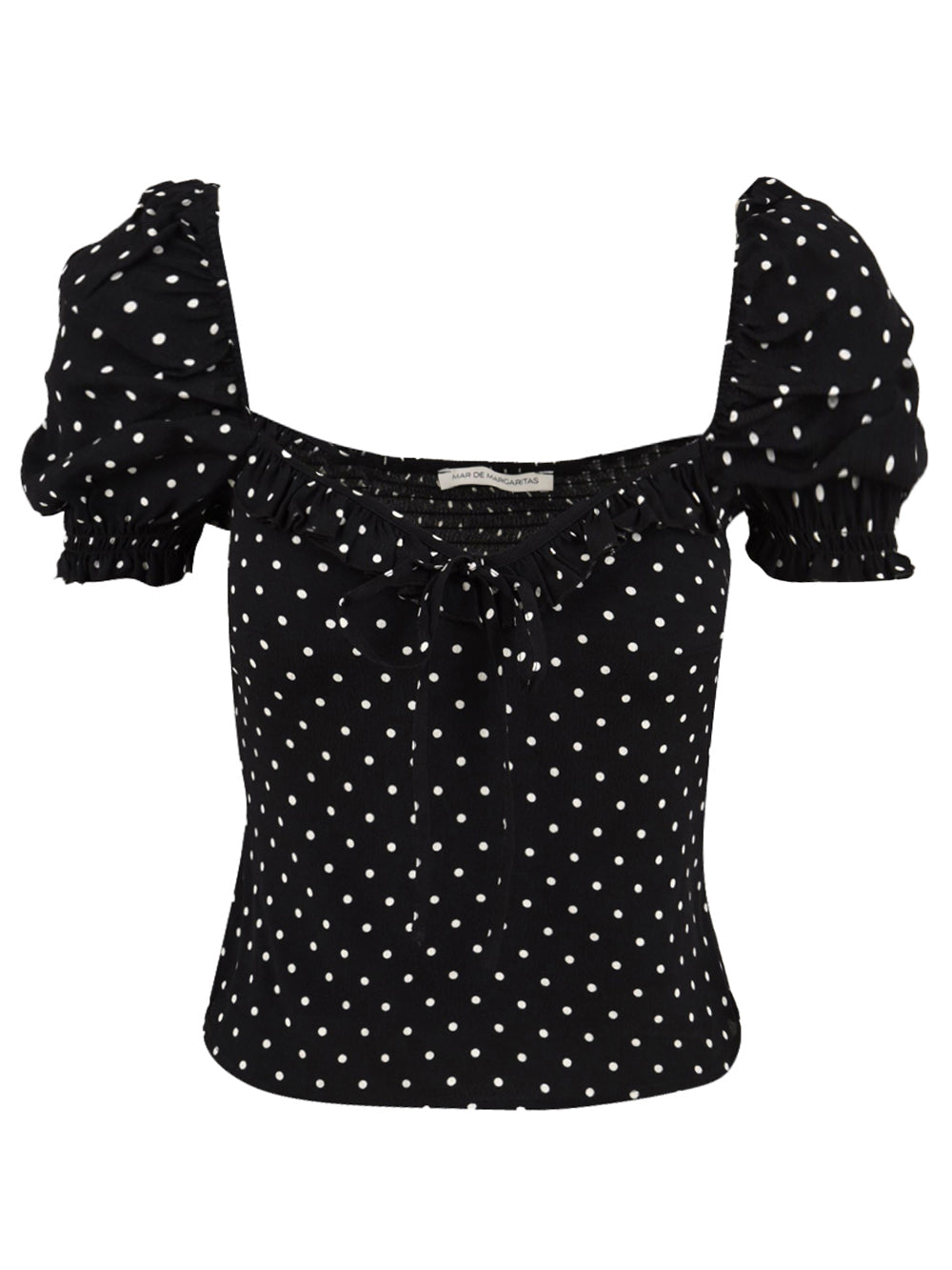 Top Letizia MAR DE MARGARITAS Donna - Nero