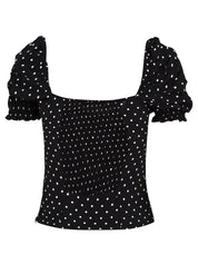 Top Letizia MAR DE MARGARITAS Donna - Nero