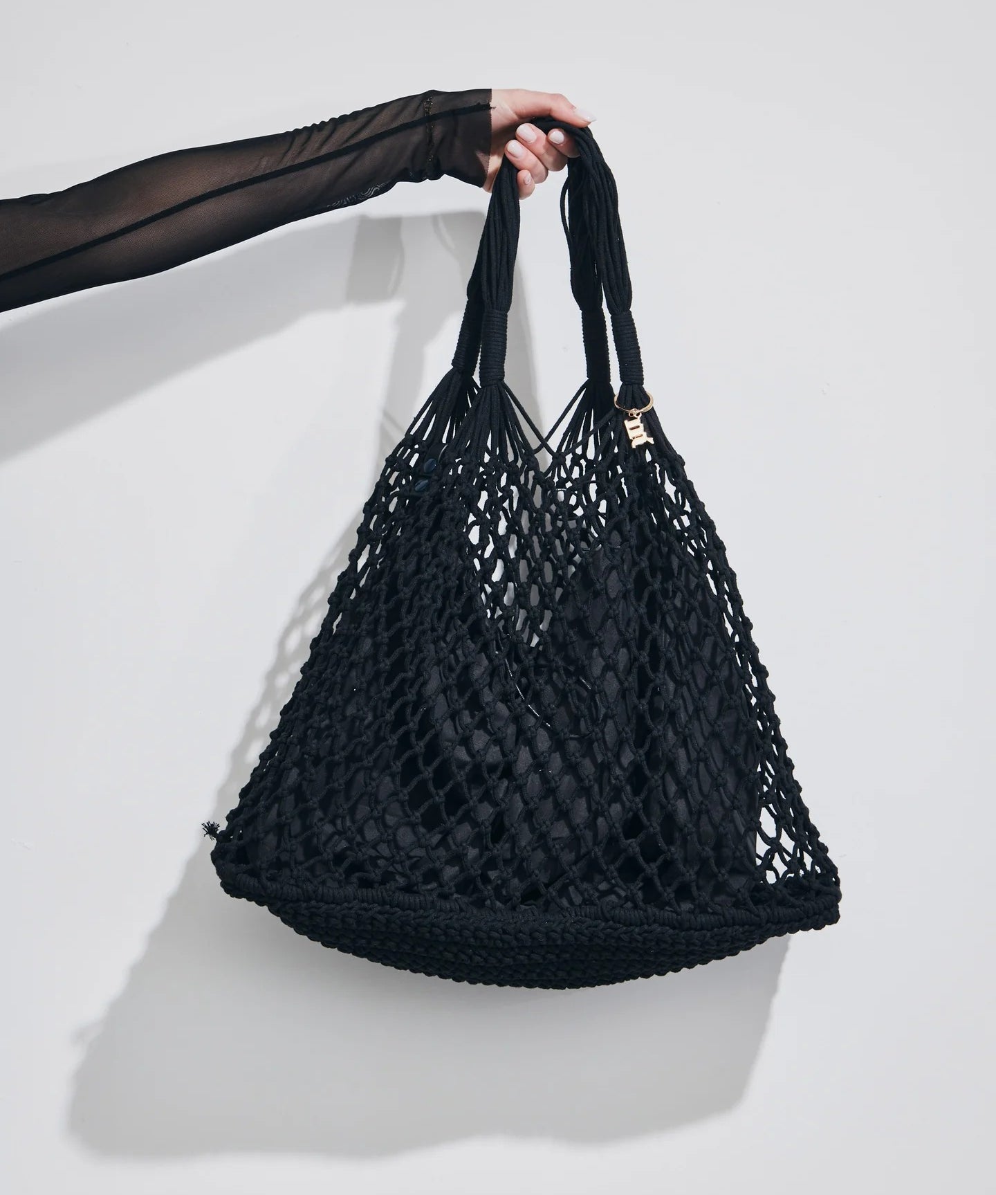 Borsa Lipari big MATINEE Donna - Nero