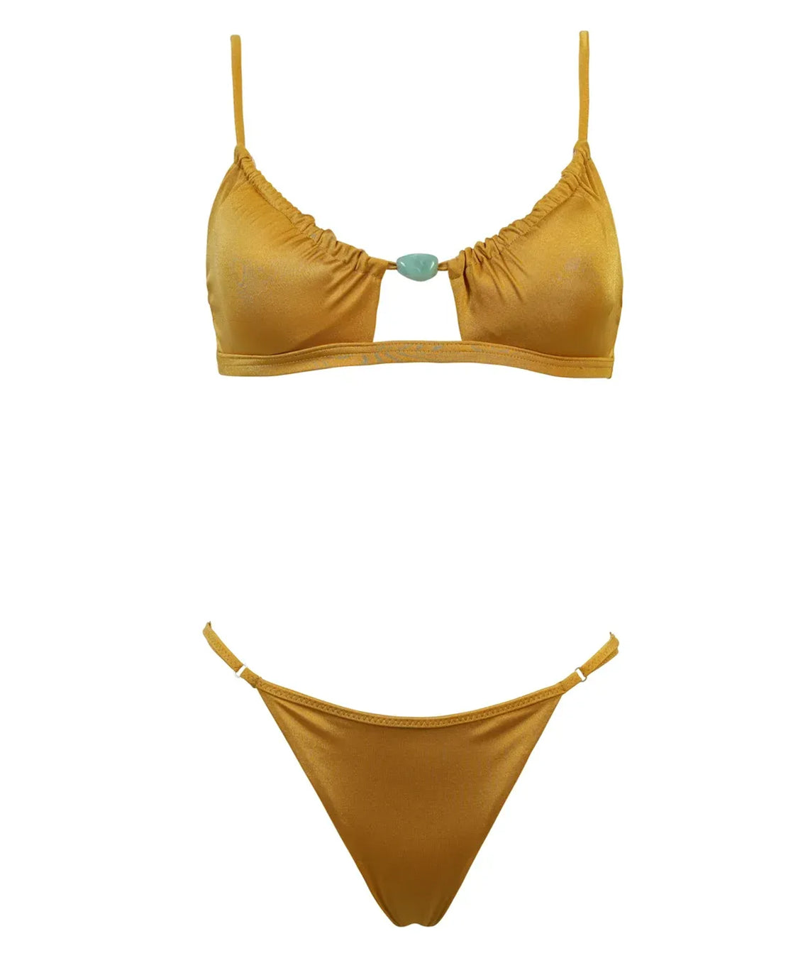Costume Bikini Olivia Lycra Lucida MATINEE Donna - Giallo