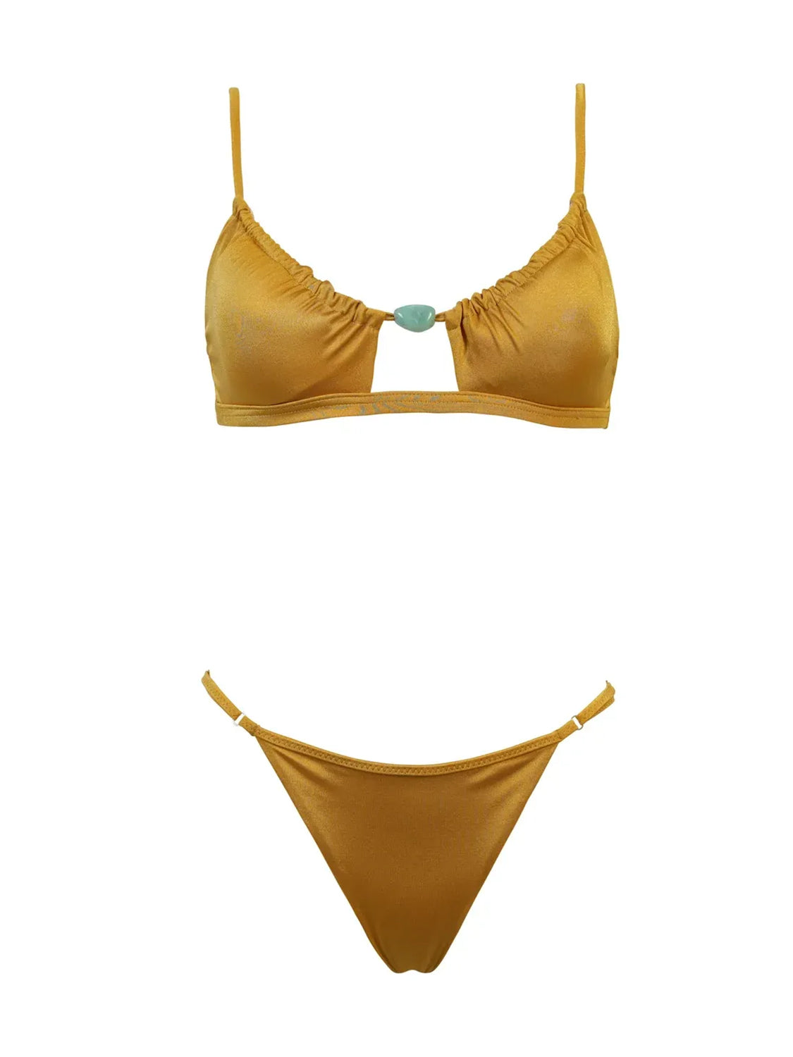 Costume Bikini Olivia Lycra Lucida MATINEE Donna - Giallo