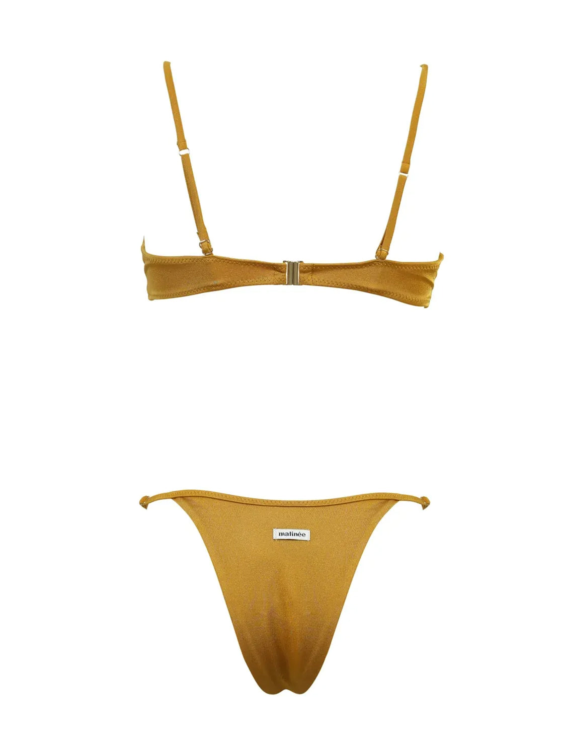 Costume Bikini Olivia Lycra Lucida MATINEE Donna - Giallo