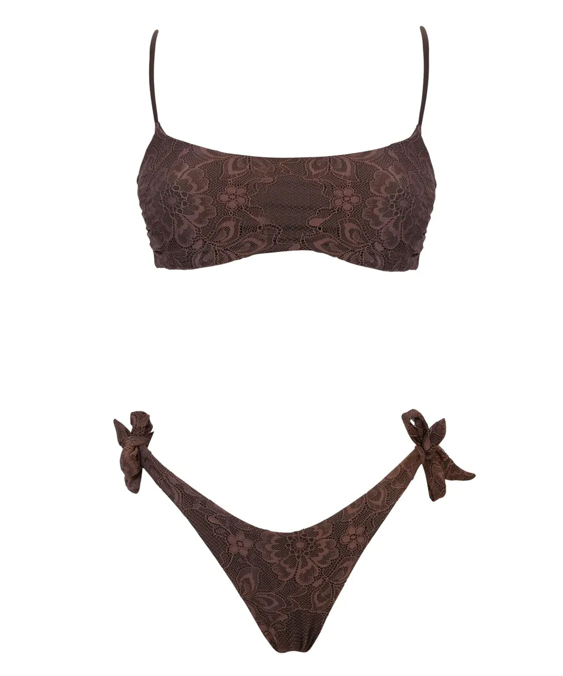 Costume Bikini Sabrina Pizzo MATINEE Donna - Marrone