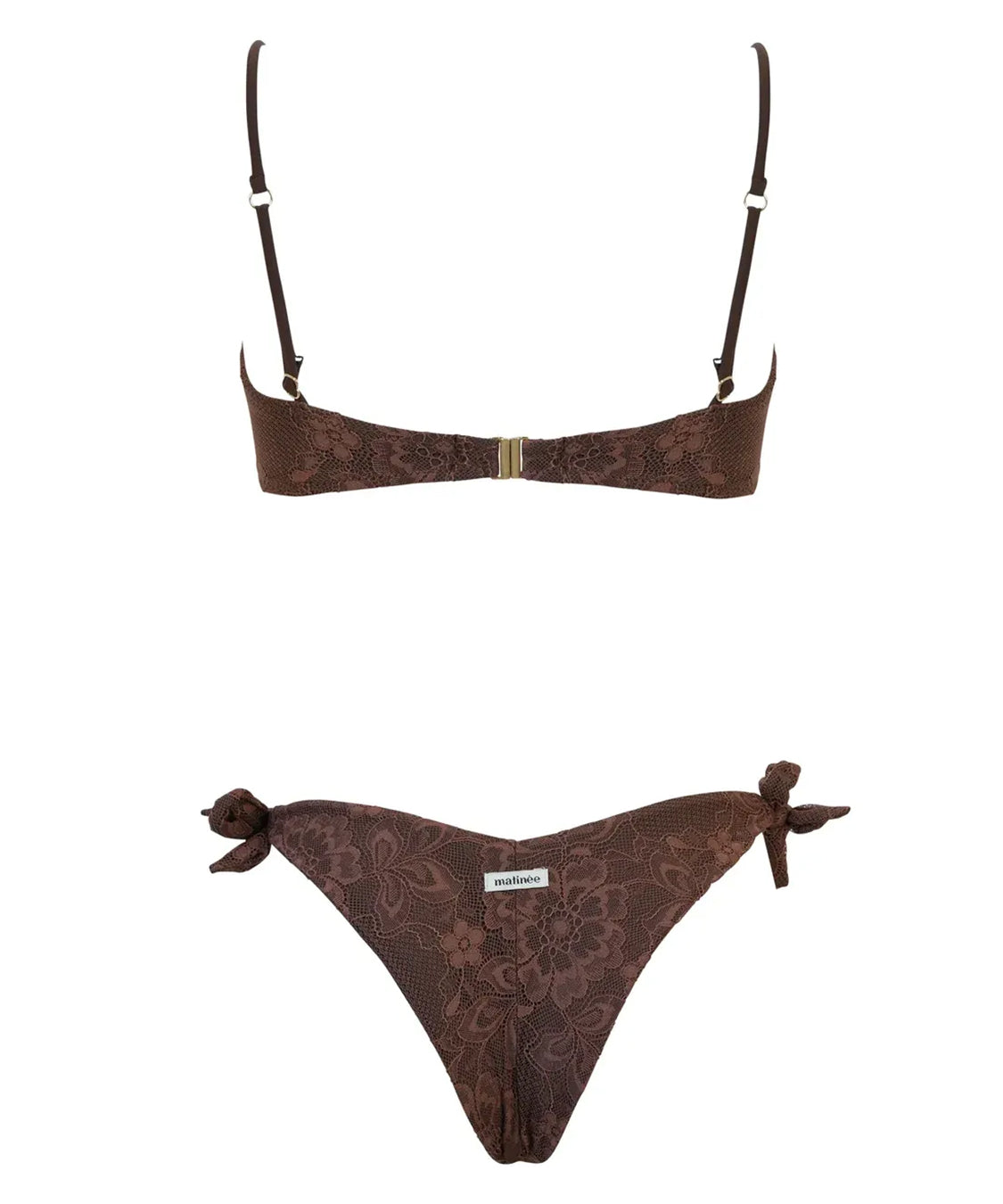 Costume Bikini Sabrina Pizzo MATINEE Donna - Marrone