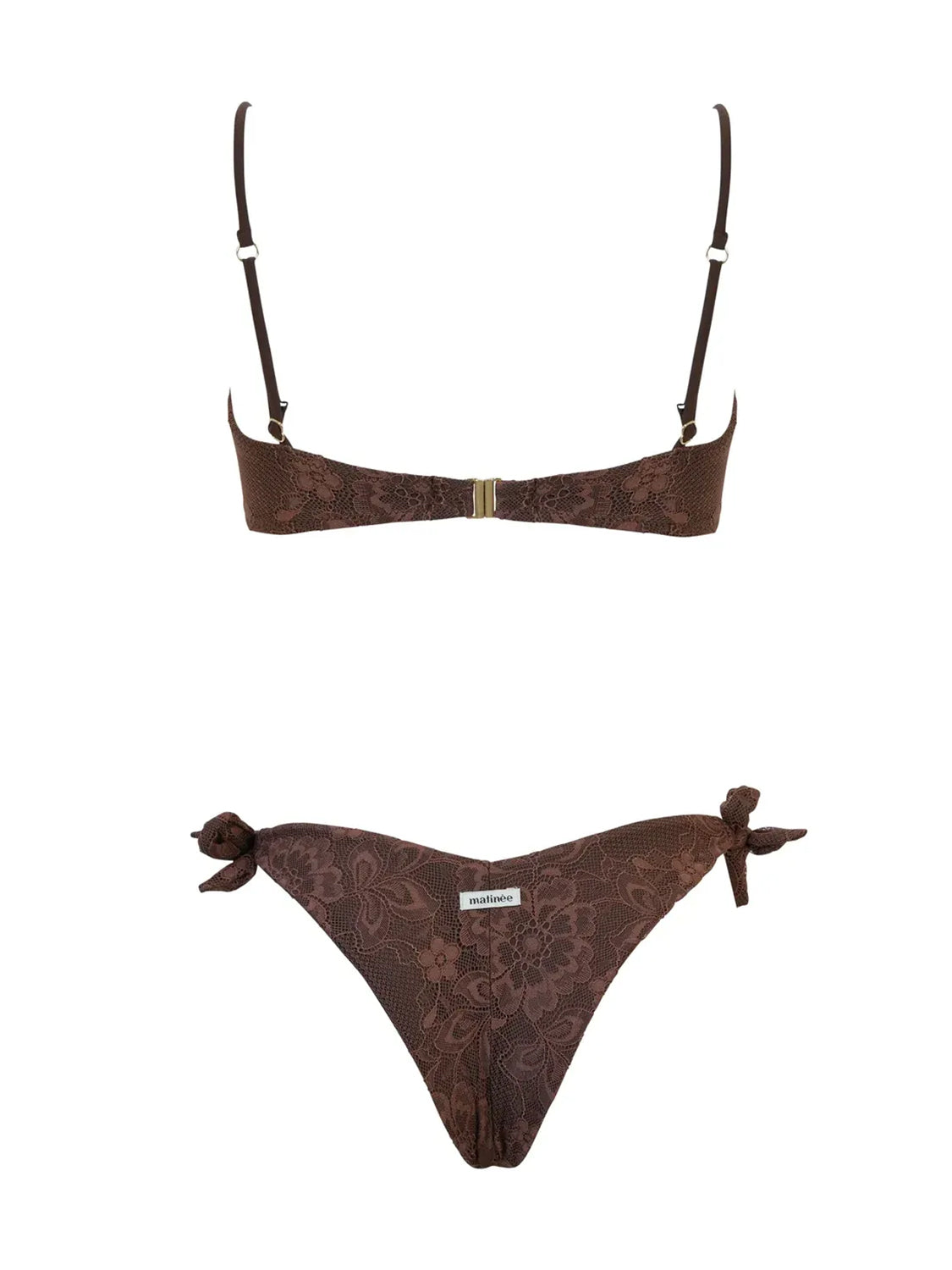 Costume Bikini Sabrina Pizzo MATINEE Donna - Marrone