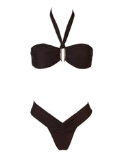Costume Bikini Lady Tulle MATINEE Donna - Marrone