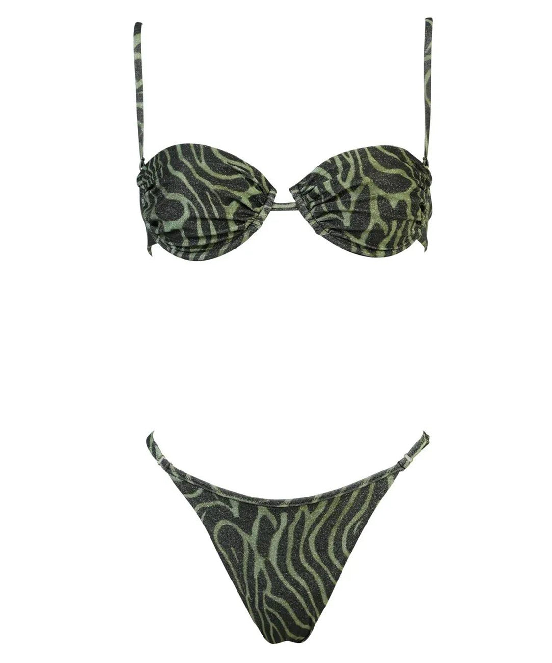 Costume bikini Marina Fantasia MATINEE Donna - Zebrato Verde