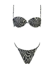 Costume bikini Marina Fantasia MATINEE Donna - Zebrato Bianco