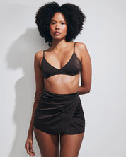Pareo Annette Lycra Lucida MATINEE Donna - Seppia