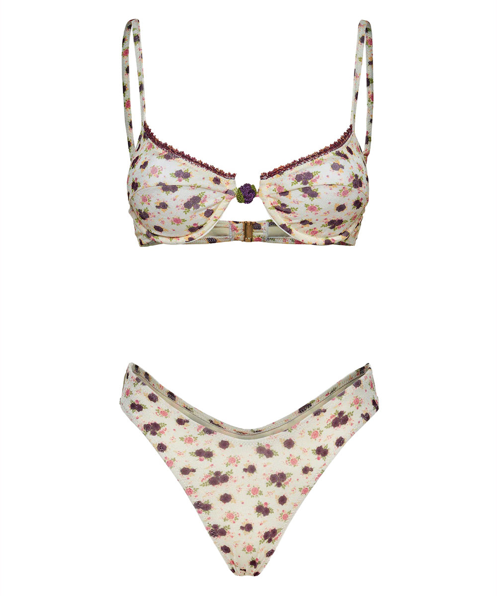 Costume bikini con reggiseno ferretto e slip fisso ME FUI Donna - Multicolore