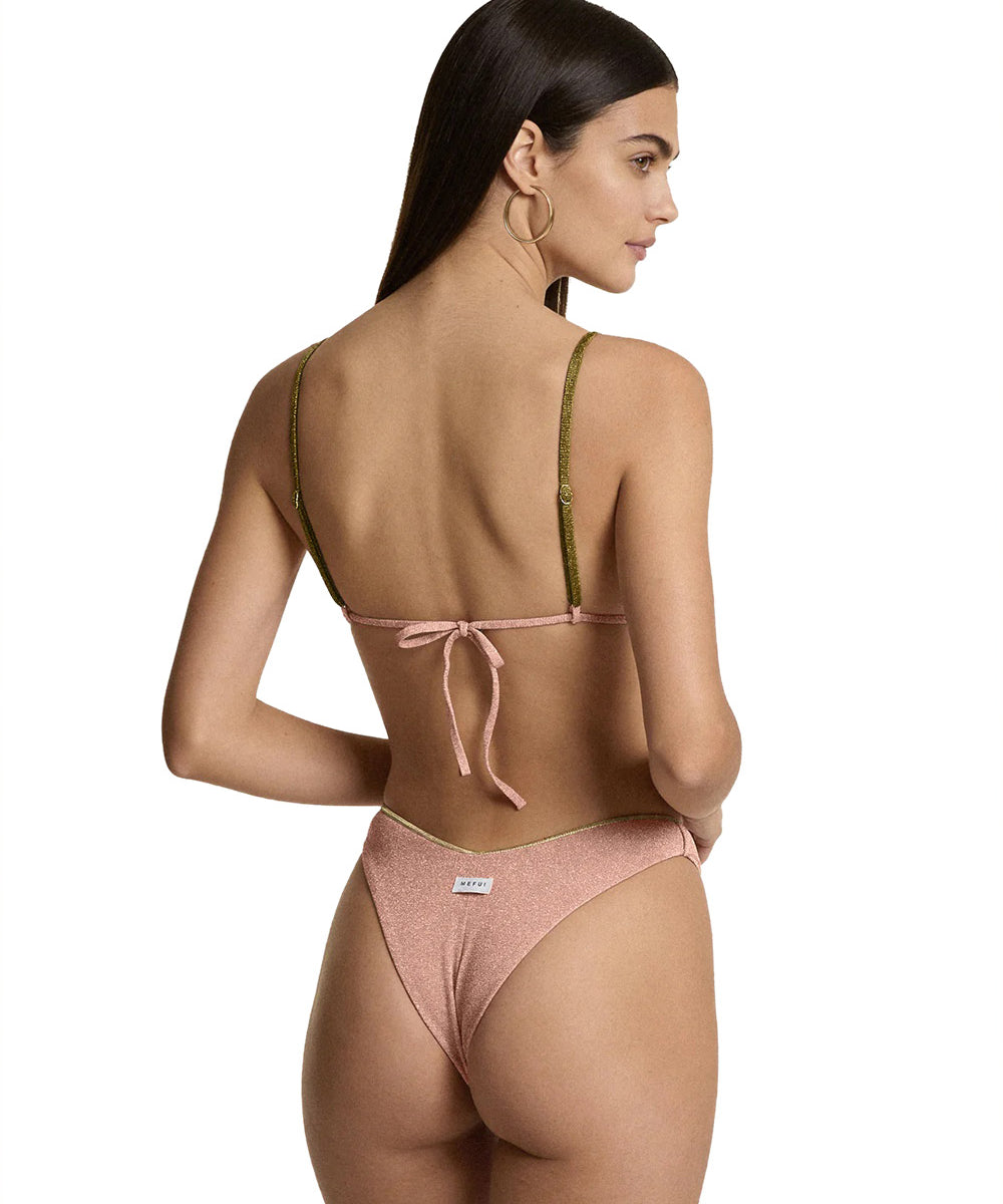Costume bikini con triangolo e slip fisso ME FUI Donna - Rosa