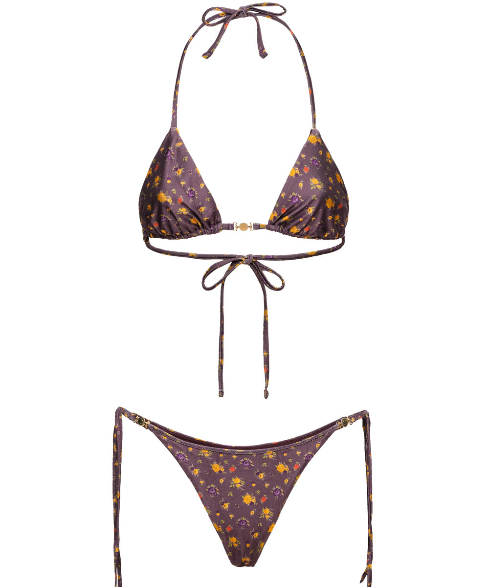 Costume bikini con triangolo e slip regolabile ME FUI Donna - Multicolore