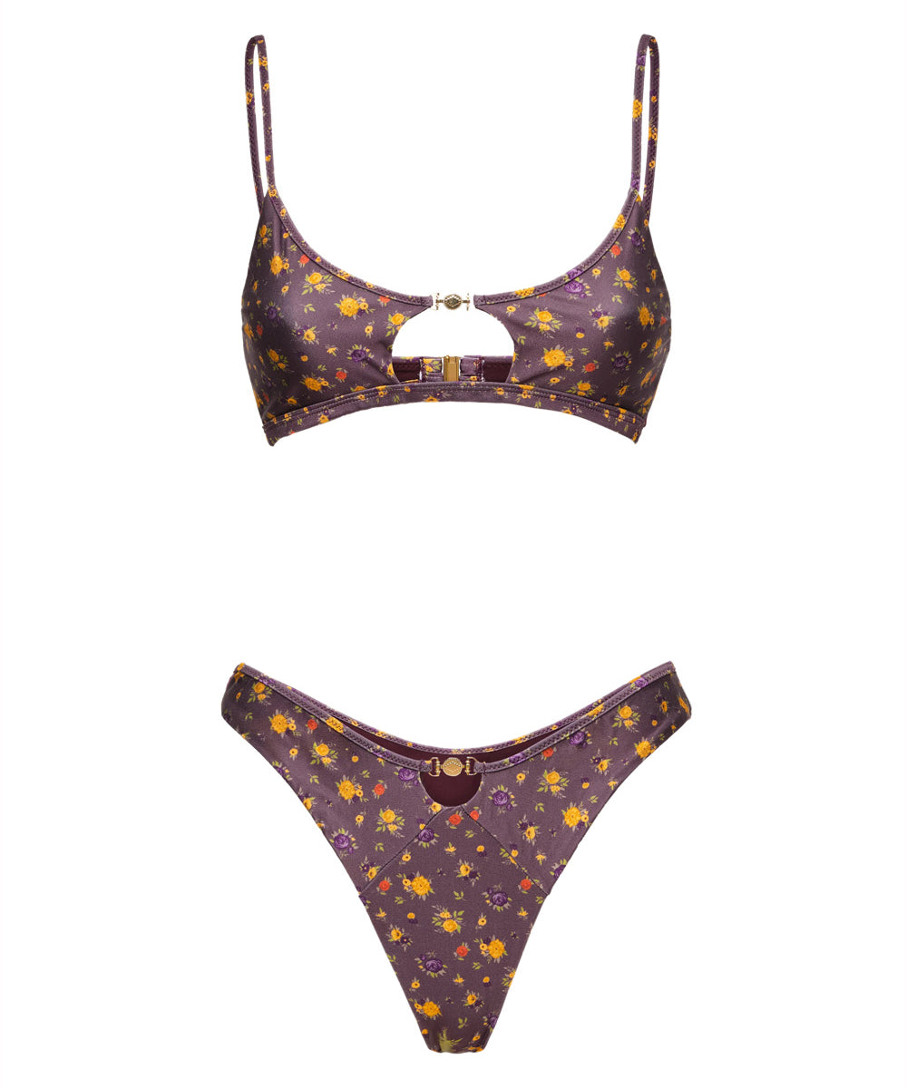 Costume bikini con top fisso e americano fisso ME FUI Donna - Multicolore