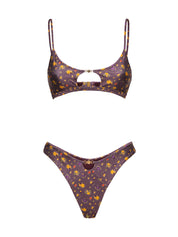 Costume bikini con top fisso e americano fisso ME FUI Donna - Multicolore