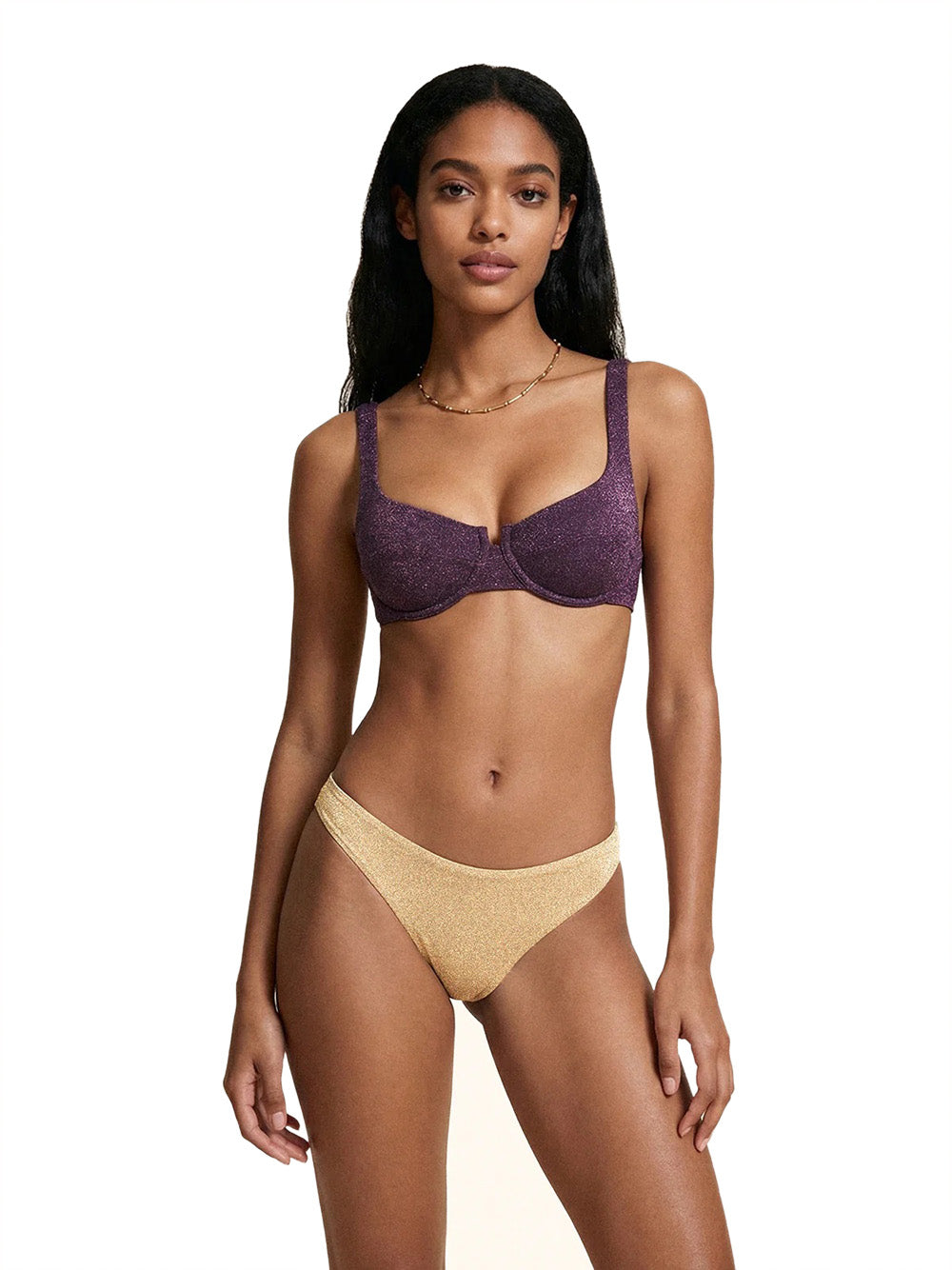 Costume slip fisso ME FUI Donna - Oro