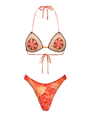Costume bikini con triangolo e americano fisso ME FUI Donna - Multicolore