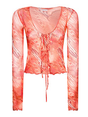 Top manica lunga ME FUI Donna - Multicolore