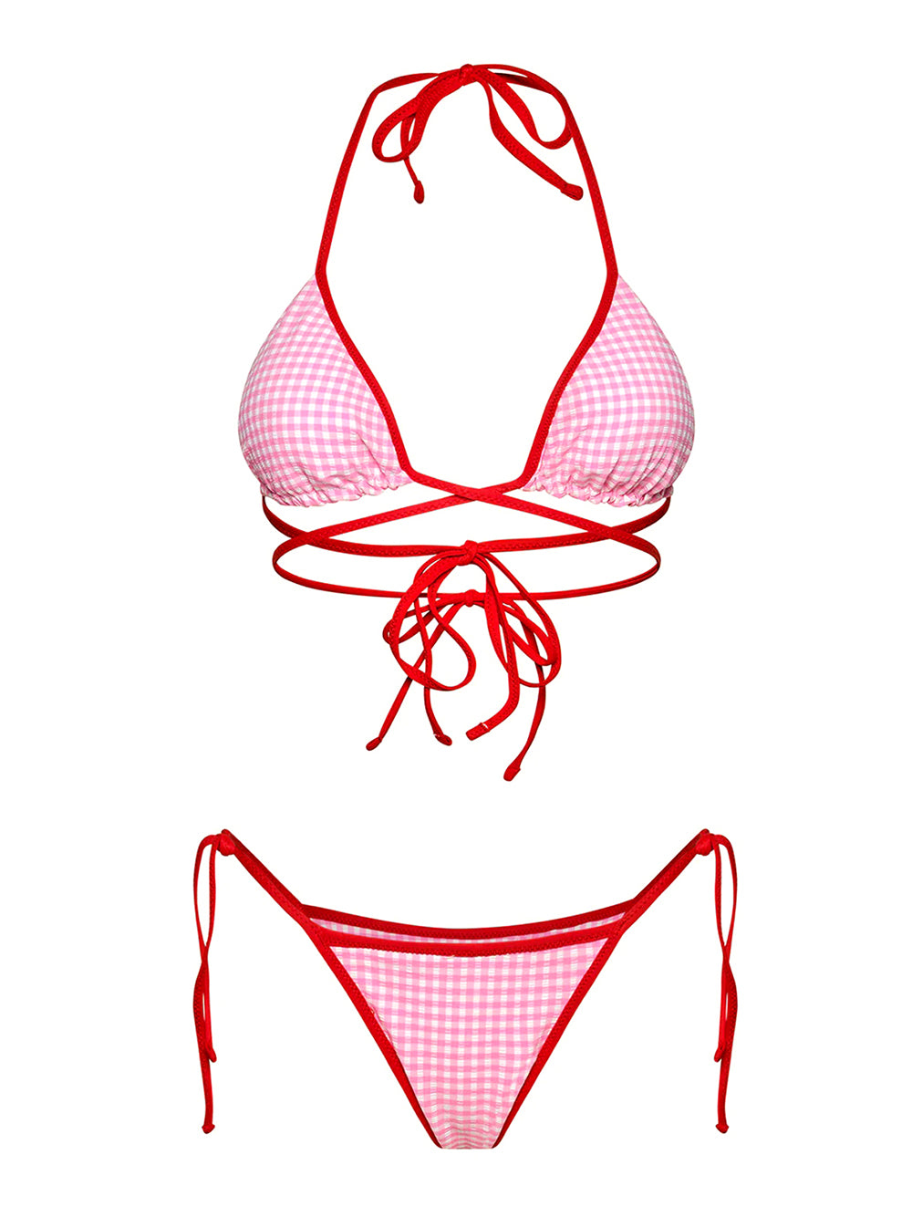 Costume bikini reversibile con triangolo e slip regolabile ME FUI Donna - Multicolore