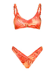Costume bikini con top fisso e americano fisso ME FUI Donna - Multicolore