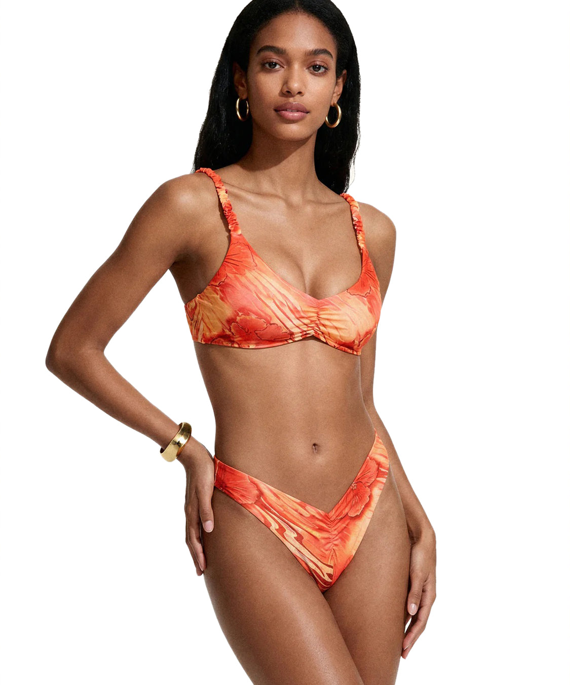 Costume bikini con top fisso e americano fisso ME FUI Donna - Multicolore