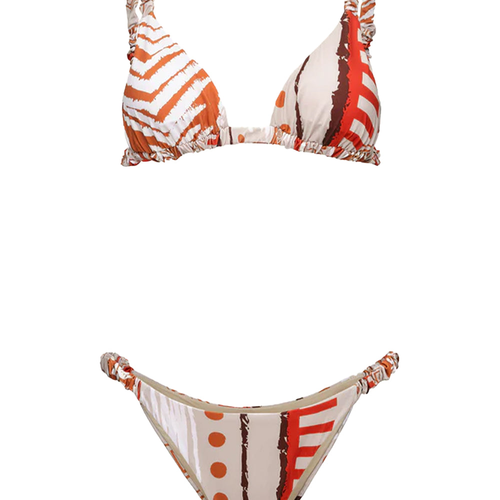 Costume bikini con triangolo e slip fisso ME FUI Donna - Multicolore