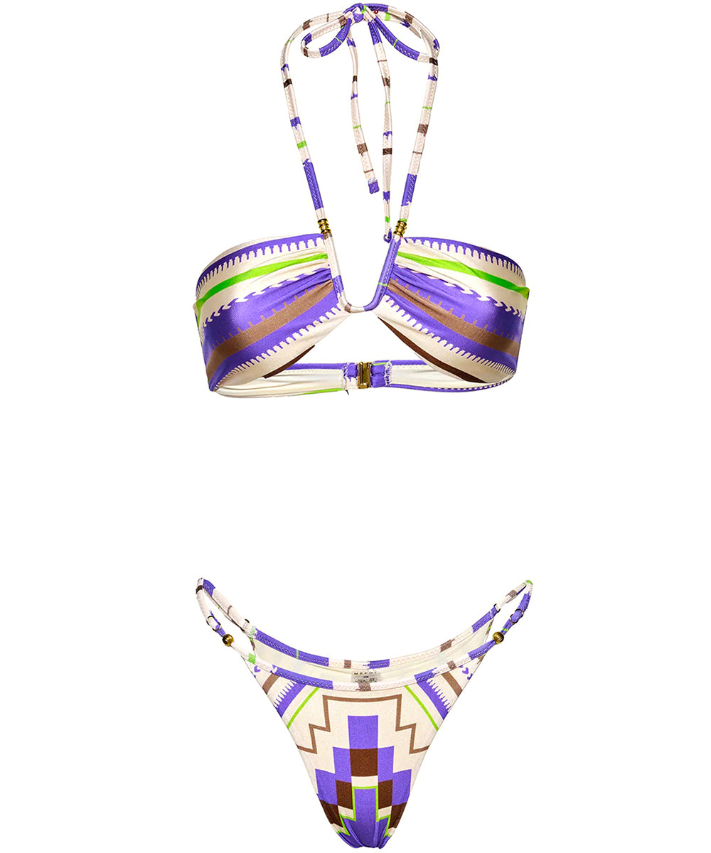 Costume bikini con fascia e slip regolabile ME FUI Donna - Multicolore