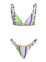 Costume bikini con triangolo e slip fisso ME FUI Donna - Multicolore