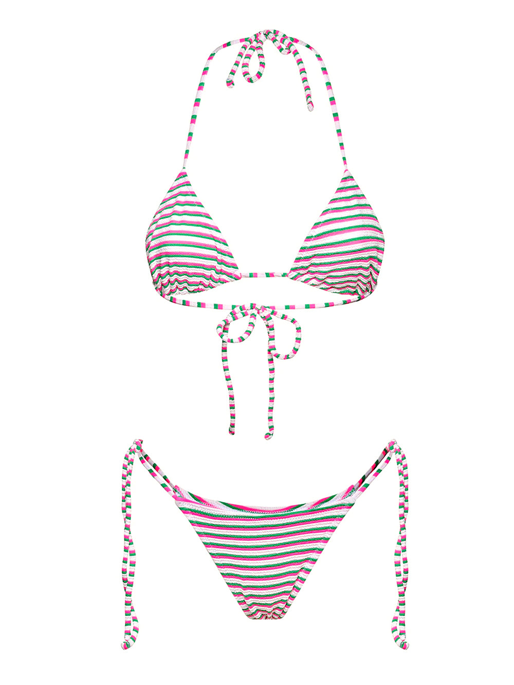 Costume bikini con triangolo e slip regolabile ME FUI Donna - Bianco