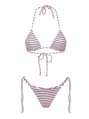 Costume bikini con triangolo e slip regolabile ME FUI Donna - Bianco