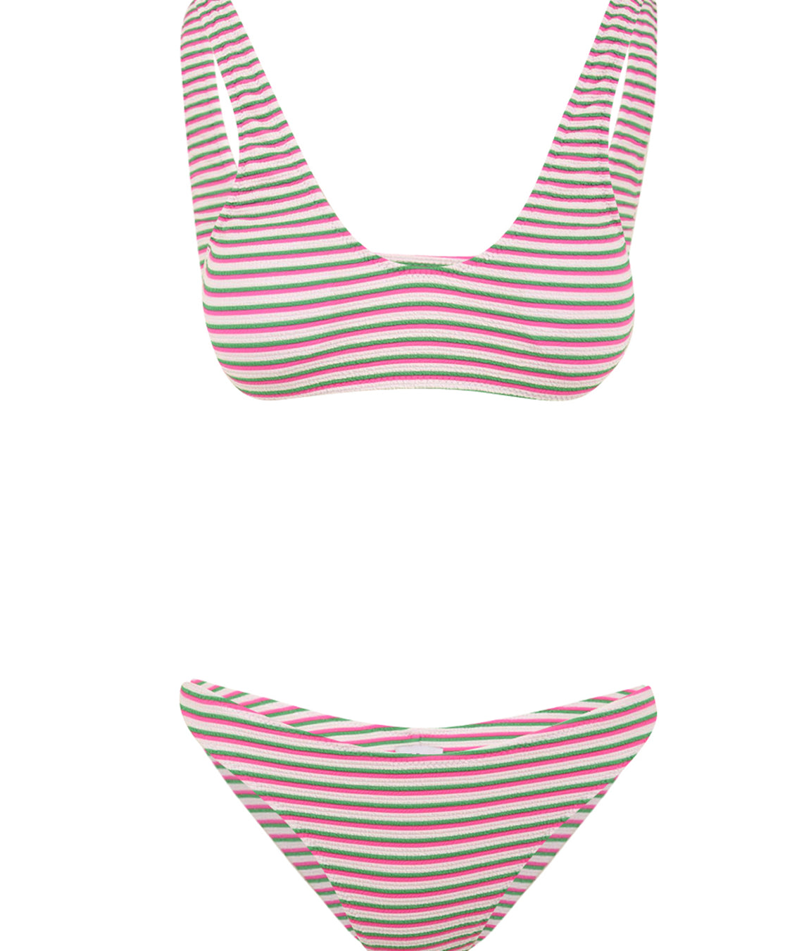 Costume bikini con top fisso e slip fisso ME FUI Donna - Bianco
