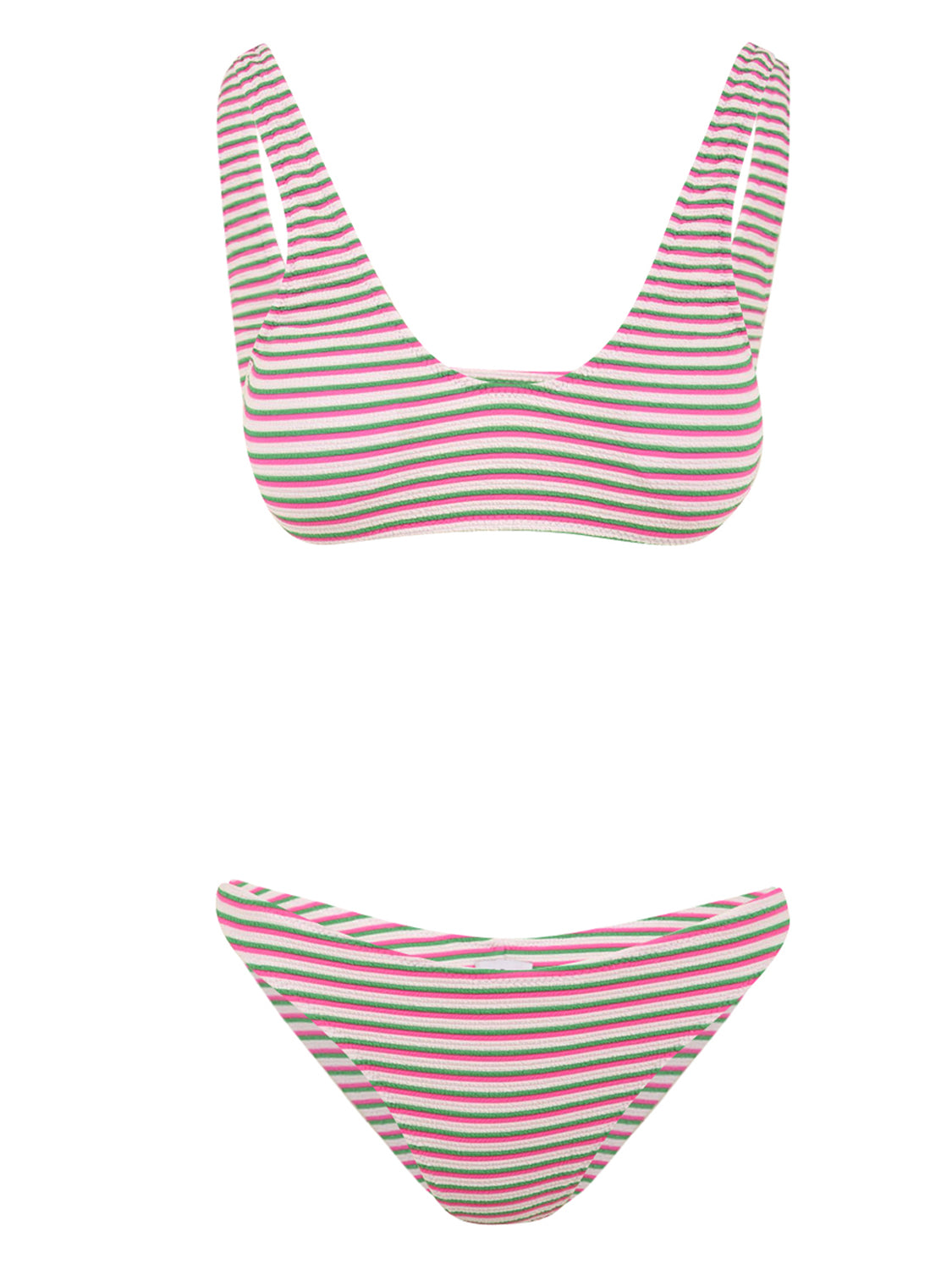 Costume bikini con top fisso e slip fisso ME FUI Donna - Bianco