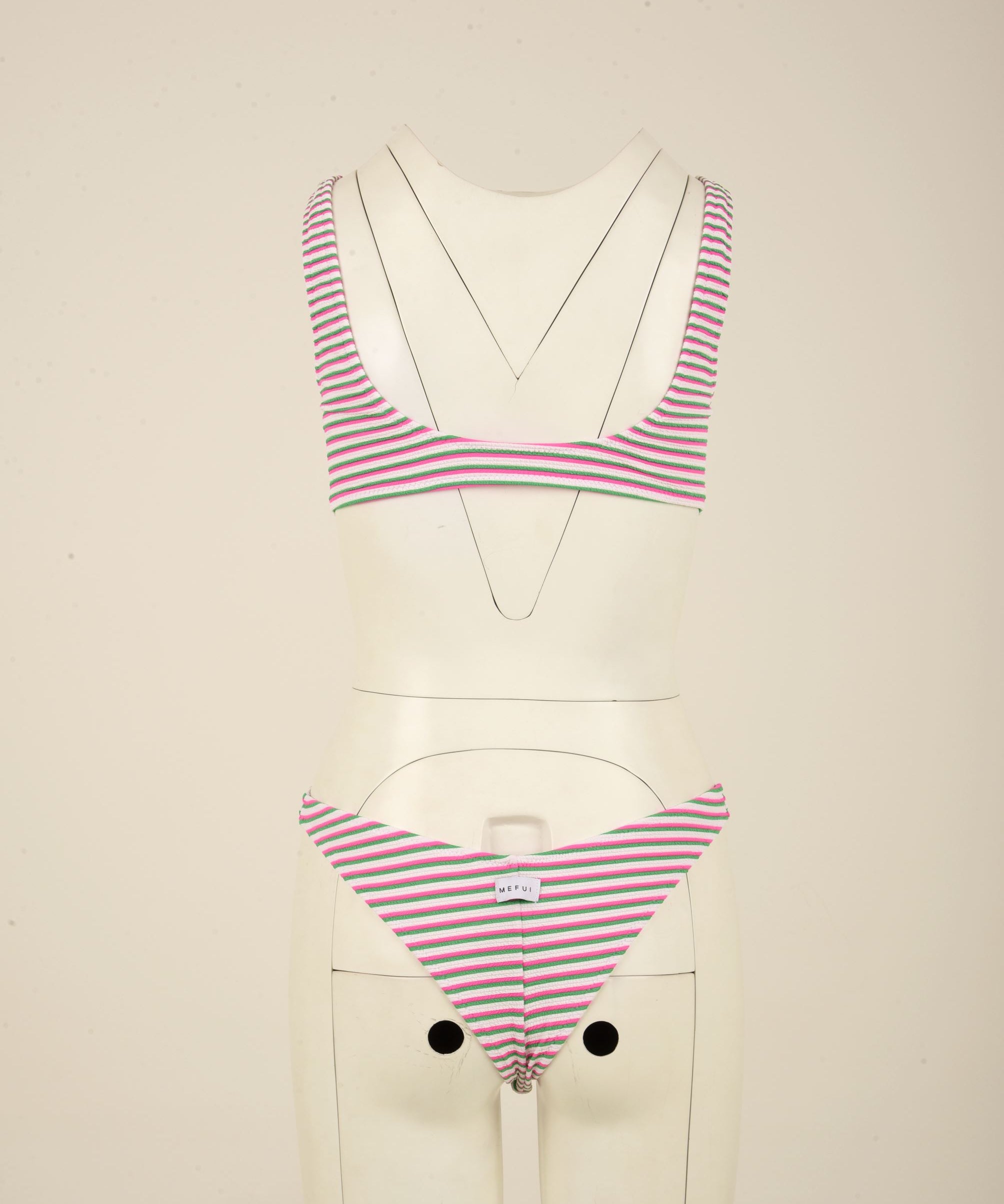 Costume bikini con top fisso e slip fisso ME FUI Donna - Bianco