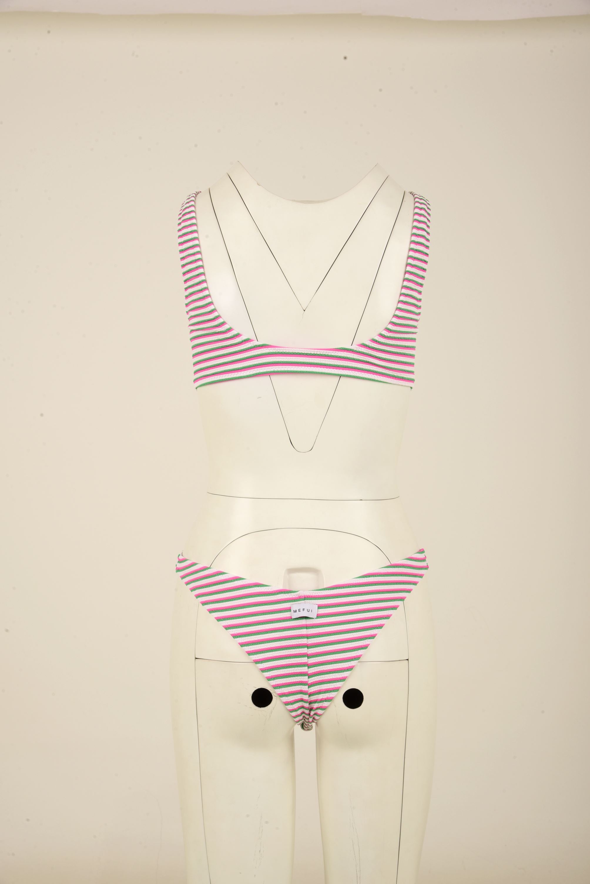 Costume bikini con top fisso e slip fisso ME FUI Donna - Bianco