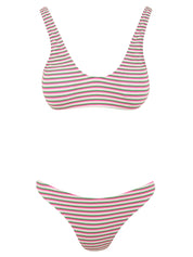 Costume bikini con top fisso e slip fisso ME FUI Donna - Bianco