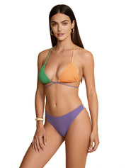 Costume bikini con triangolo e slip fisso ME FUI Donna - Viola
