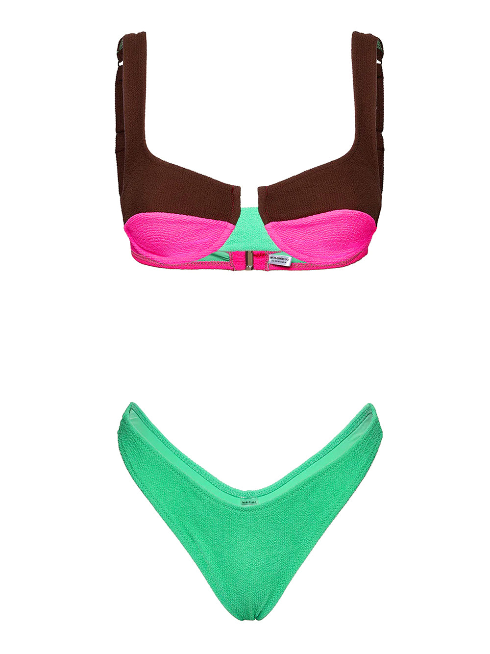 Costume bikini con reggiseno ferretto e americano fisso ME FUI Donna - Fuxia