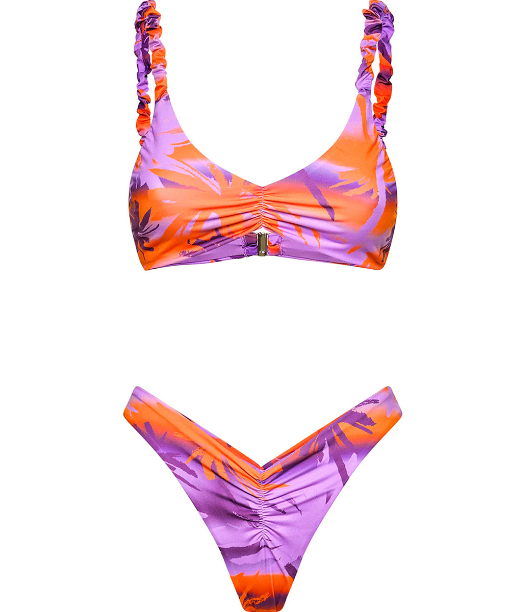Costume bikini con top fisso e americano fisso ME FUI Donna - Multicolore