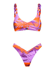Costume bikini con top fisso e americano fisso ME FUI Donna - Multicolore