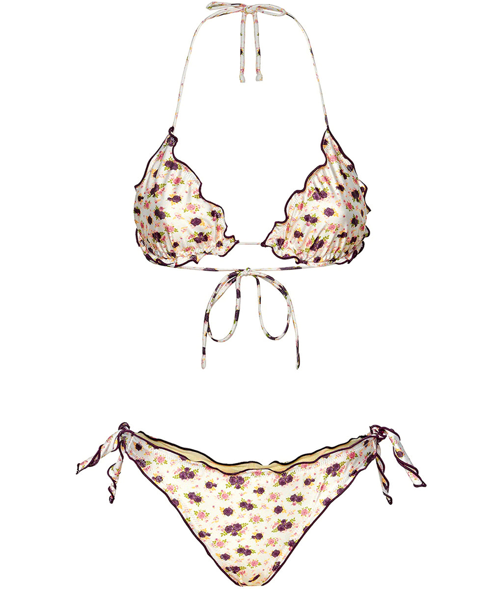 Costume bikini con triangolo e slip regolabile ME FUI Donna - Multicolore