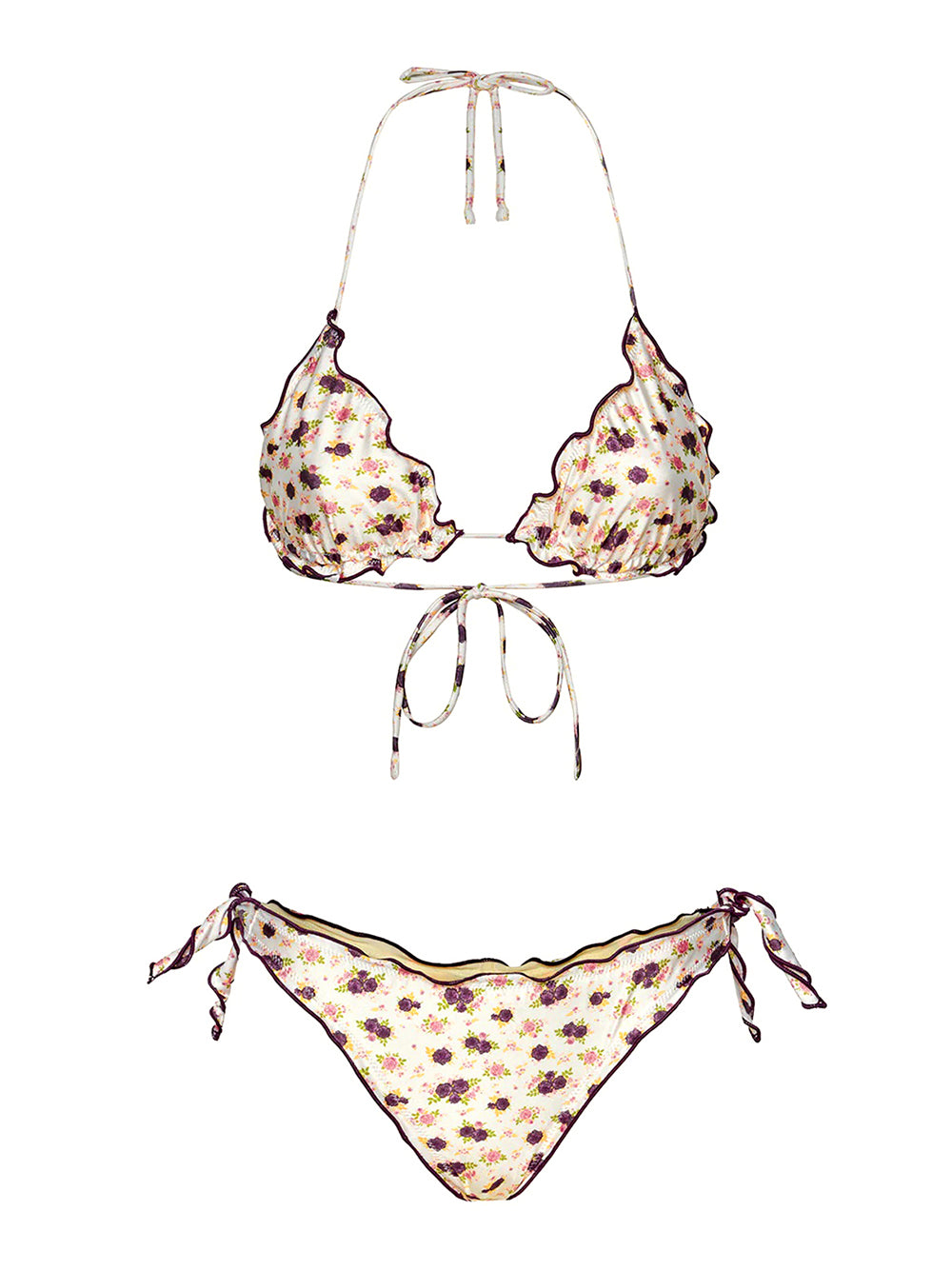 Costume bikini con triangolo e slip regolabile ME FUI Donna - Multicolore
