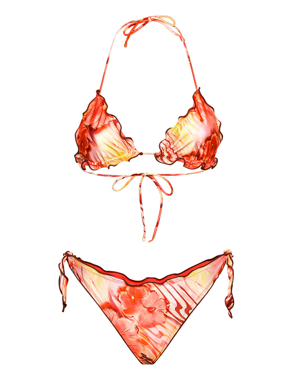 Costume bikini con triangolo e slip regolabile ME FUI Donna - Multicolore