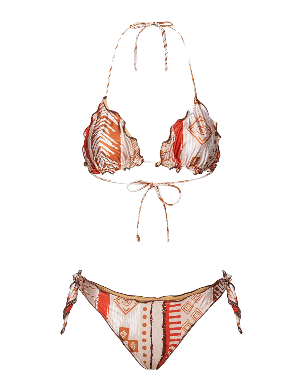 Costume bikini con triangolo e slip regolabile ME FUI Donna - Multicolore