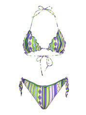 Costume bikini con triangolo e slip regolabile ME FUI Donna - Multicolore