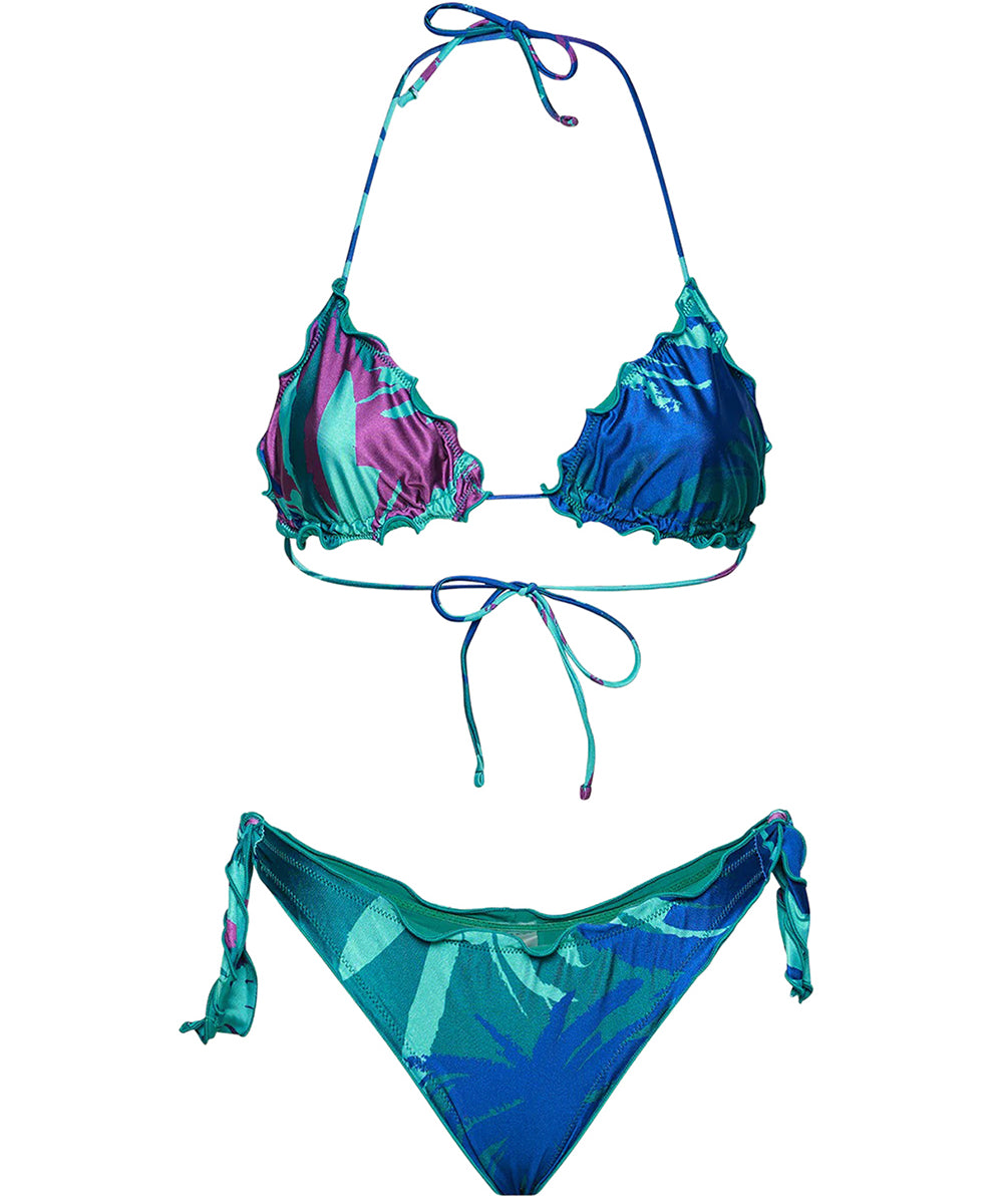Costume bikini con triangolo e slip regolabile ME FUI Donna - Multicolore