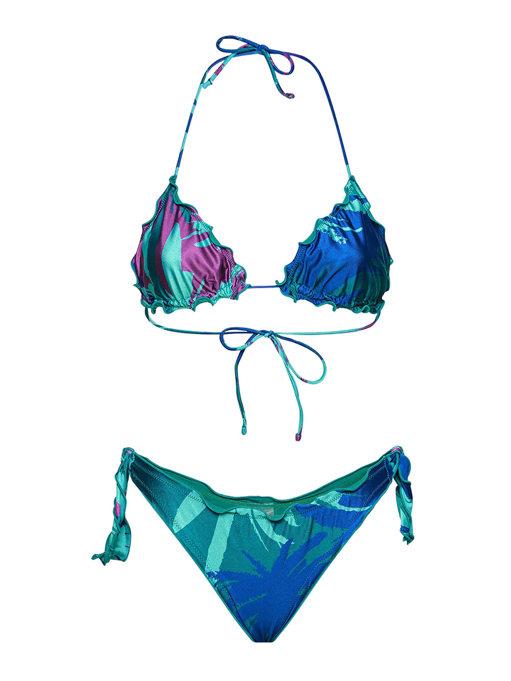 Costume bikini con triangolo e slip regolabile ME FUI Donna - Multicolore