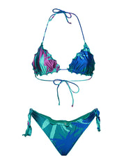 Costume bikini con triangolo e slip regolabile ME FUI Donna - Multicolore
