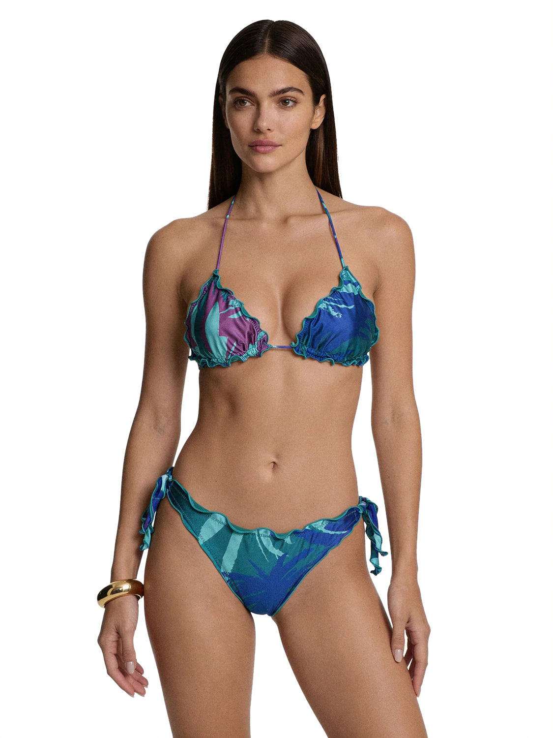Costume bikini con triangolo e slip regolabile ME FUI Donna - Multicolore