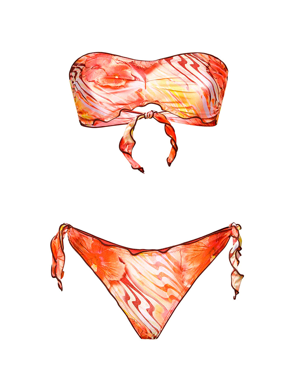 Costume bikini con fascia e slip regolabile ME FUI Donna - Multicolore