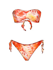 Costume bikini con fascia e slip regolabile ME FUI Donna - Multicolore